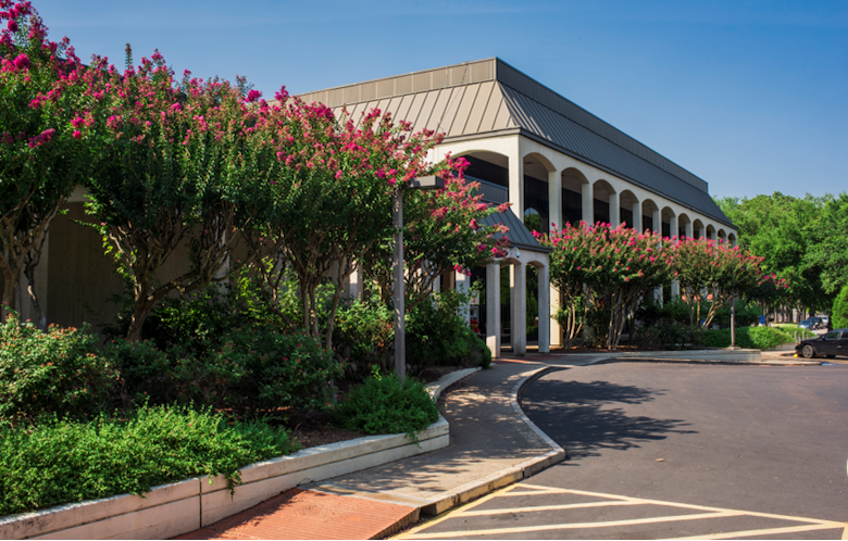 exterior of helen hall library