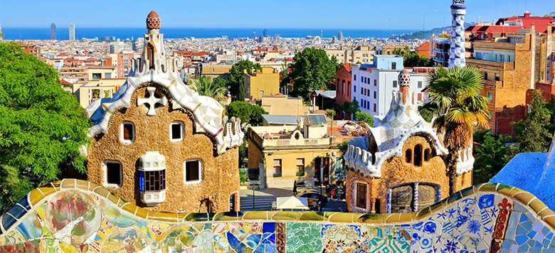 landscape showcasing a variety of city architecture