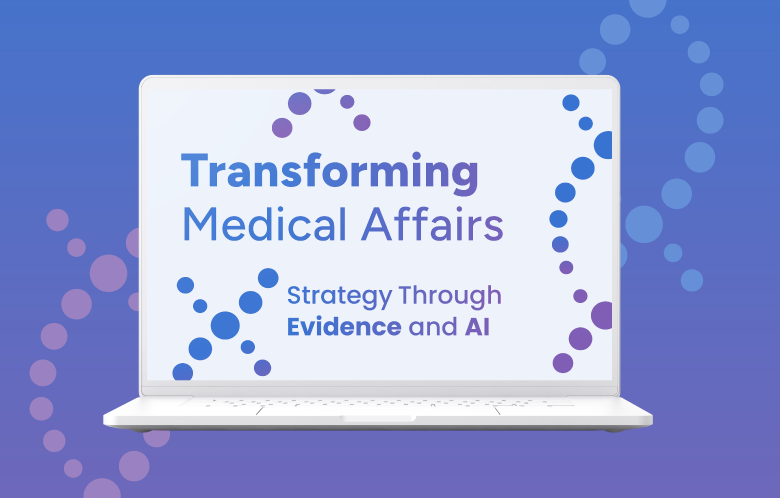 transforming medical affairs guide on a laptop screen
