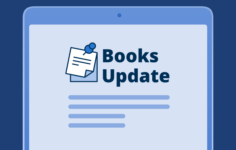 EBSCOs Books Update Newsletter auf einem Tablet