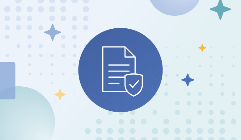 Document and shield icon representing publishers and content protection