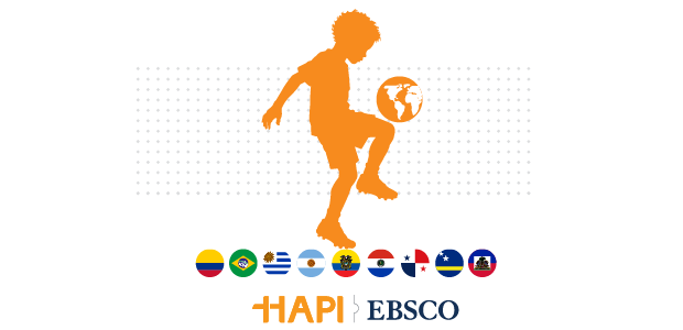 image of a child playing with a globe soccer ball