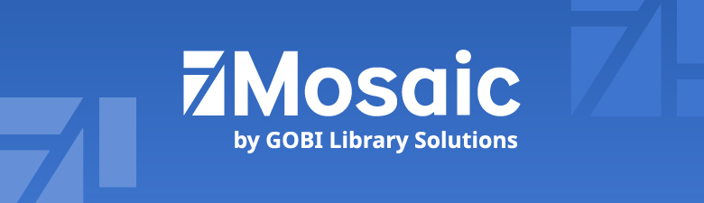 Mosaic by GOBI Library Solutions logo