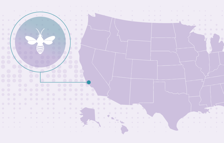 FOLIO logo with pin pointing to location of SCELC on US map