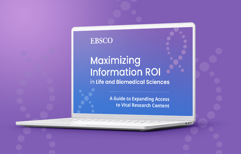 maximizing information ROI guide on a laptop screen