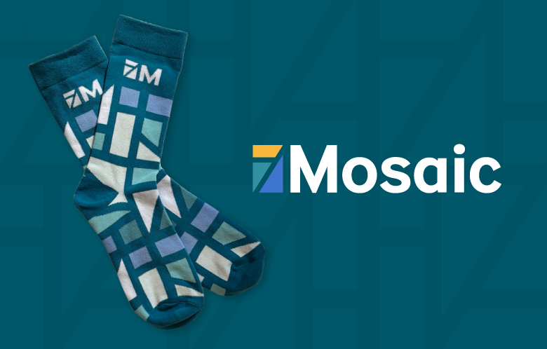 Mosaic socks