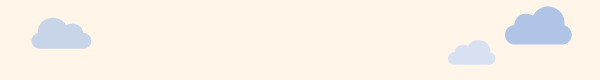 clouds on light yellow background