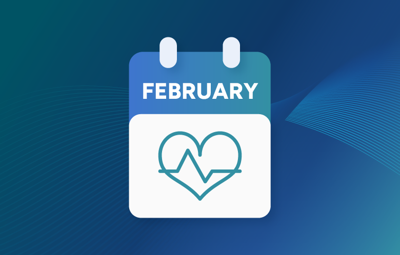 february heart health calendar icon