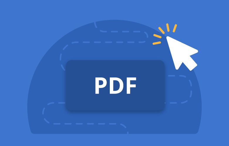 Mouse cursor clicking on a CTA labeled 