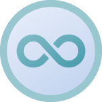 Illustration of unlimited infinity symbol