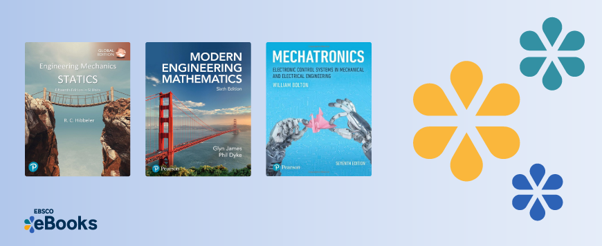 Covers of three e-books featured in this Pearson collection