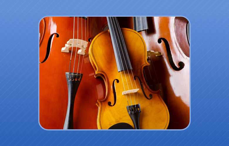 image of a string musical trio