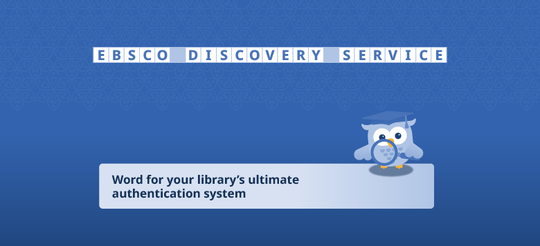 Screenshot of EBSCO Discovery Service video