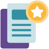 article with star icon