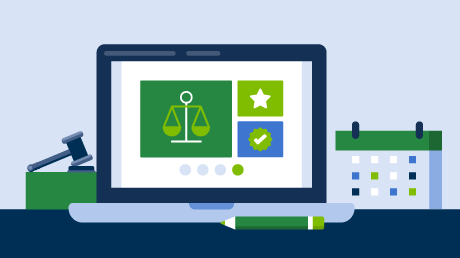 grafika laptopu s kalendářem