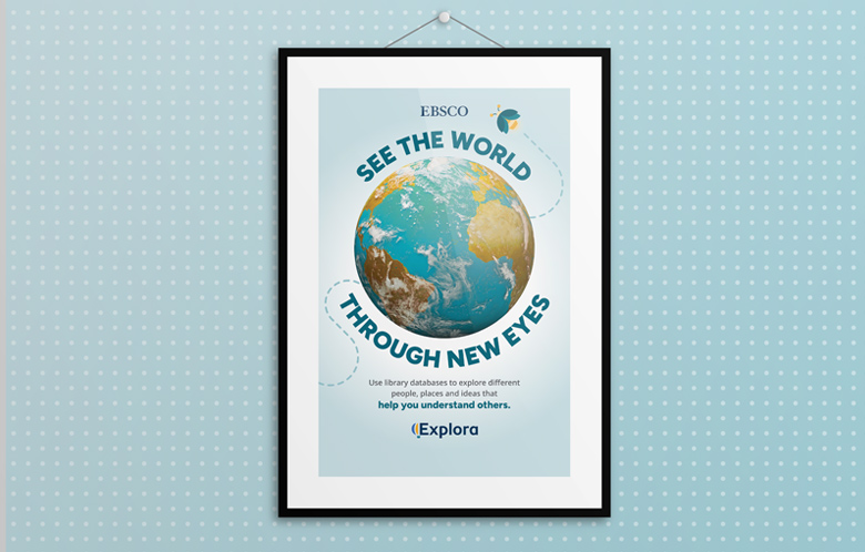 Explora poster mockup