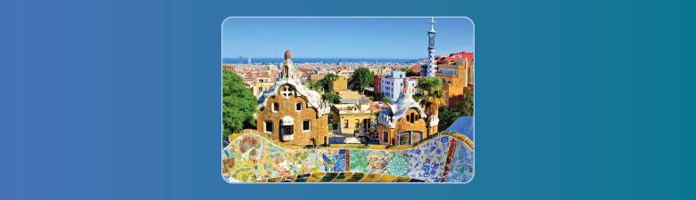 city landscape showcasing different architecture