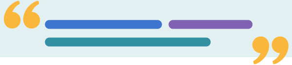 illustration of quotation marks