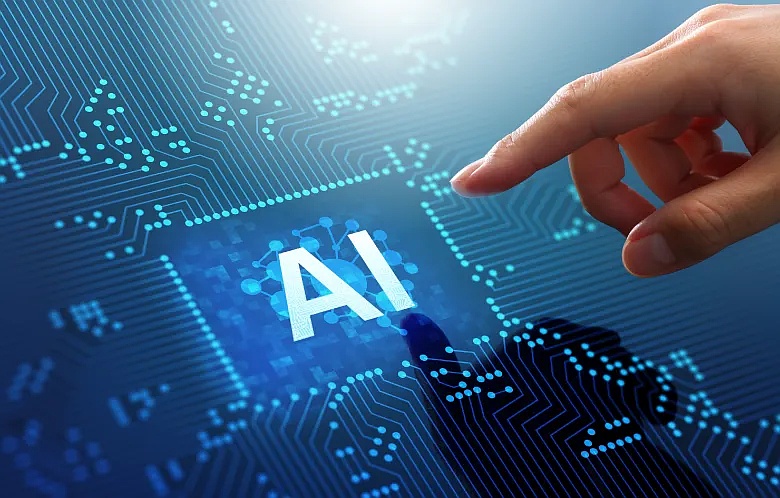 illustration of EBSCOhost UI with a user holding a magnifying glass